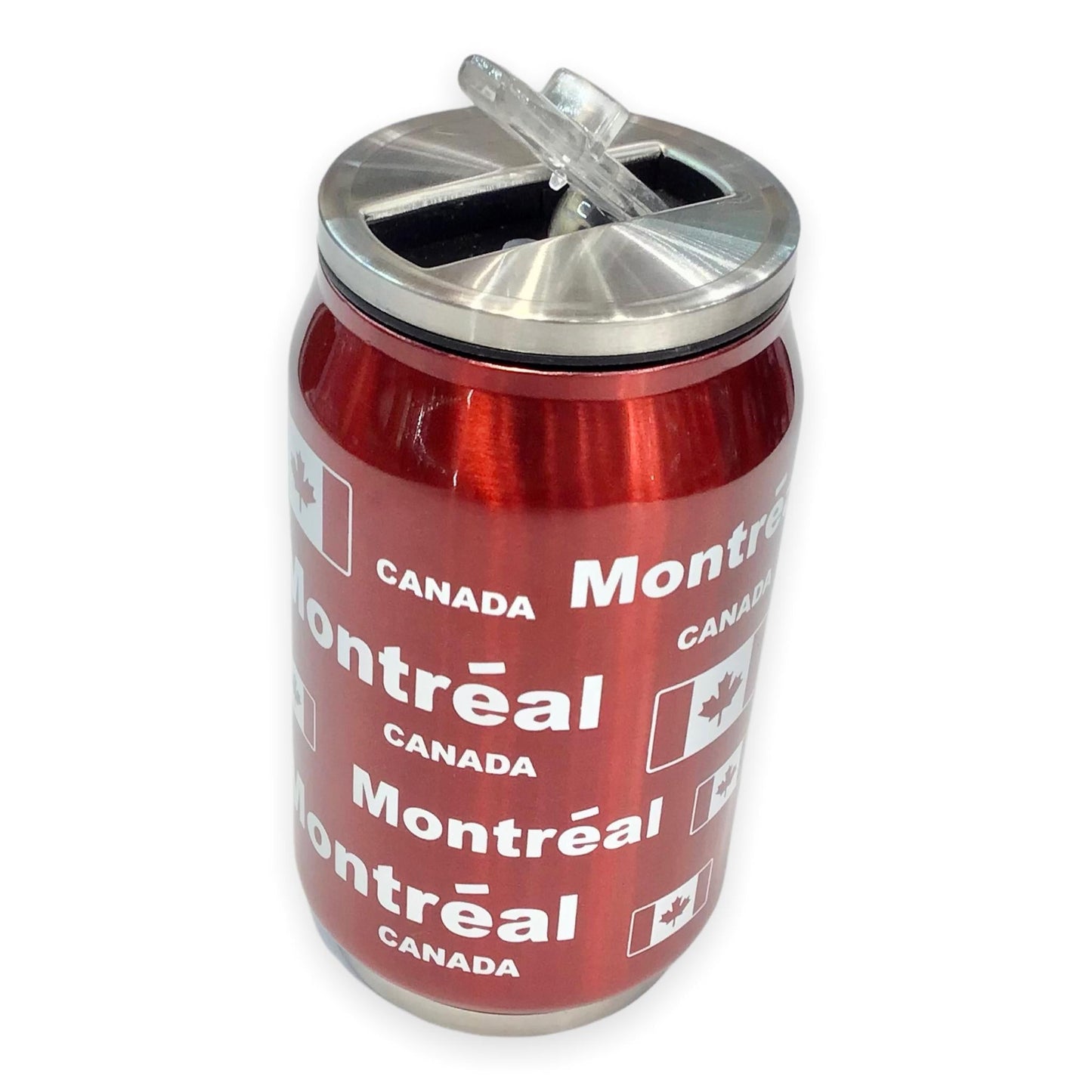Double Wall Montreal Canada Stainless Steel Cola Can