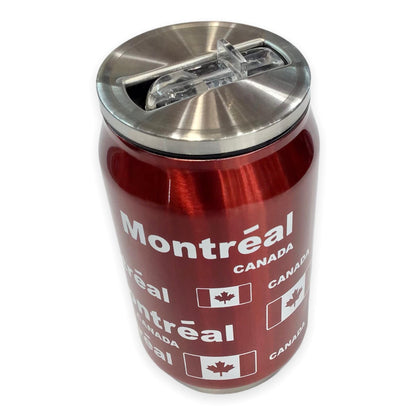 Double Wall Montreal Canada Stainless Steel Cola Can
