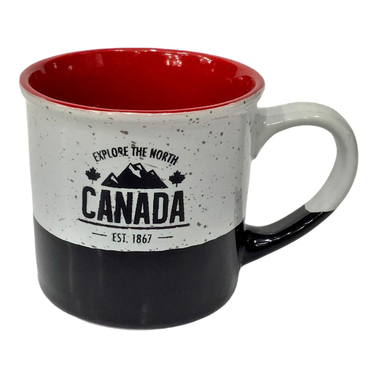 EXPLORER THE NORTH MUG - CANADA EST. 1867 COFFEE CUP