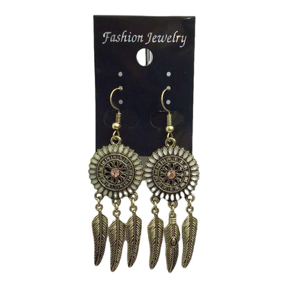 Fashion Jewellery Earrings Dream Catcher Pendant - Canadian Souvenir Gift