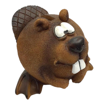 Funny Beaver Money Bank (Brown) Unbreakable Piggy Bank