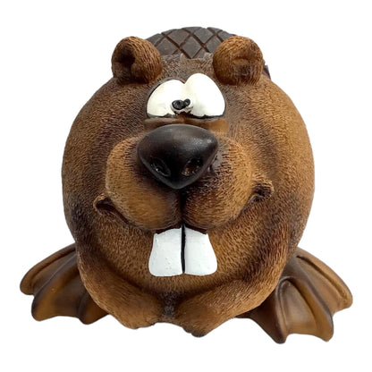 Funny Beaver Money Bank (Brown) Unbreakable Piggy Bank