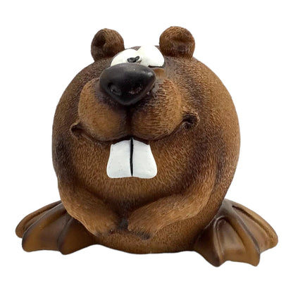 Funny Beaver Money Bank (Brown) Unbreakable Piggy Bank