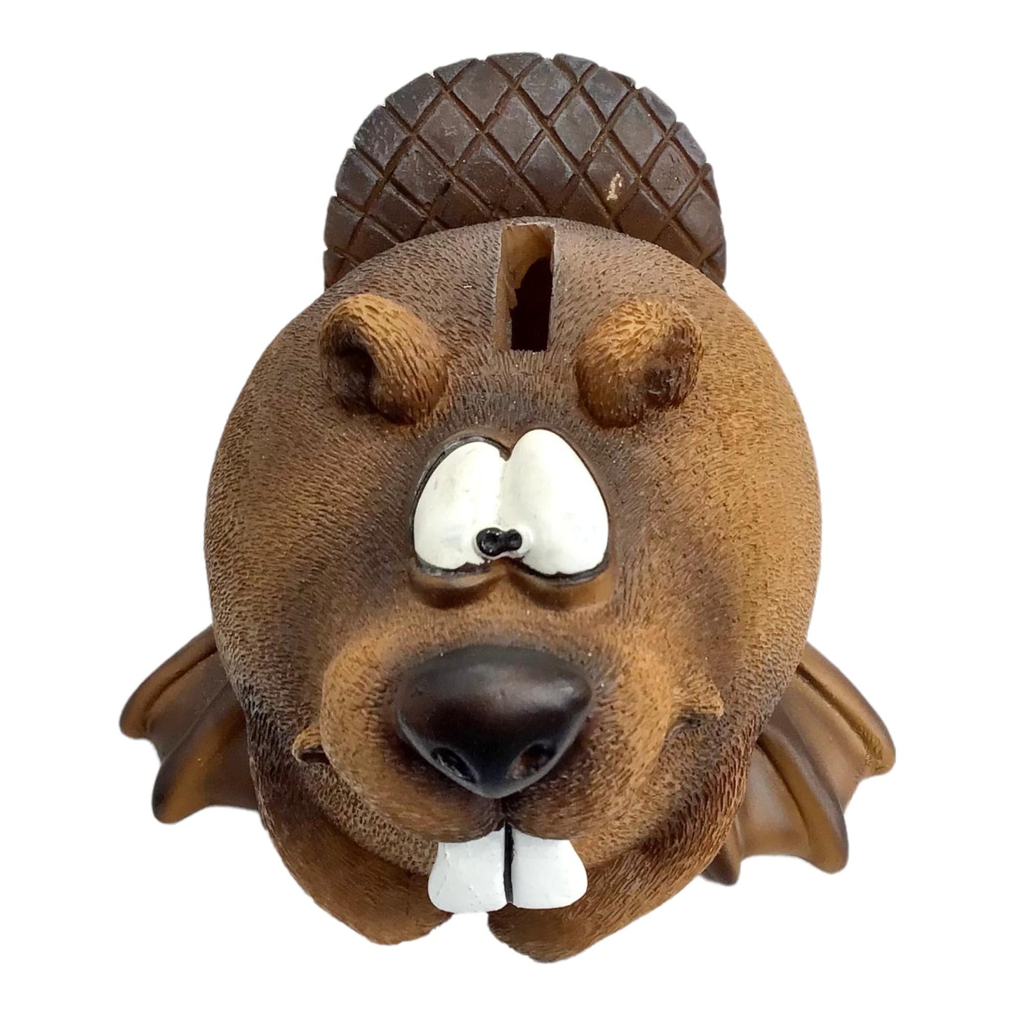 Funny Beaver Money Bank (Brown) Unbreakable Piggy Bank