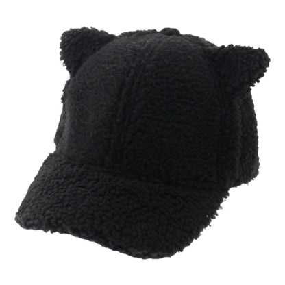 Girls Sherpa Critter Baseball Cap Youth