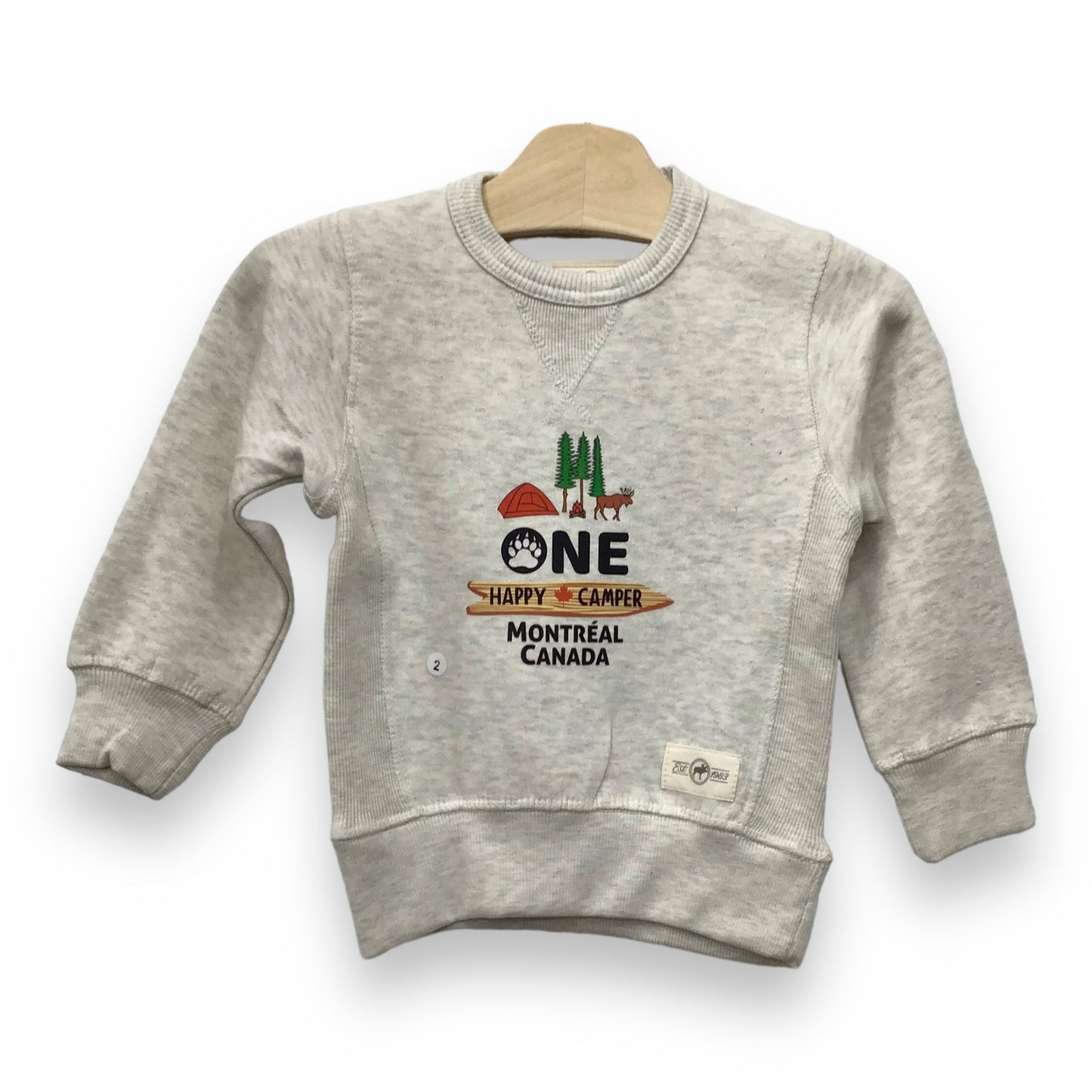 Sweat-shirt Montréal Happy Camper pour enfants