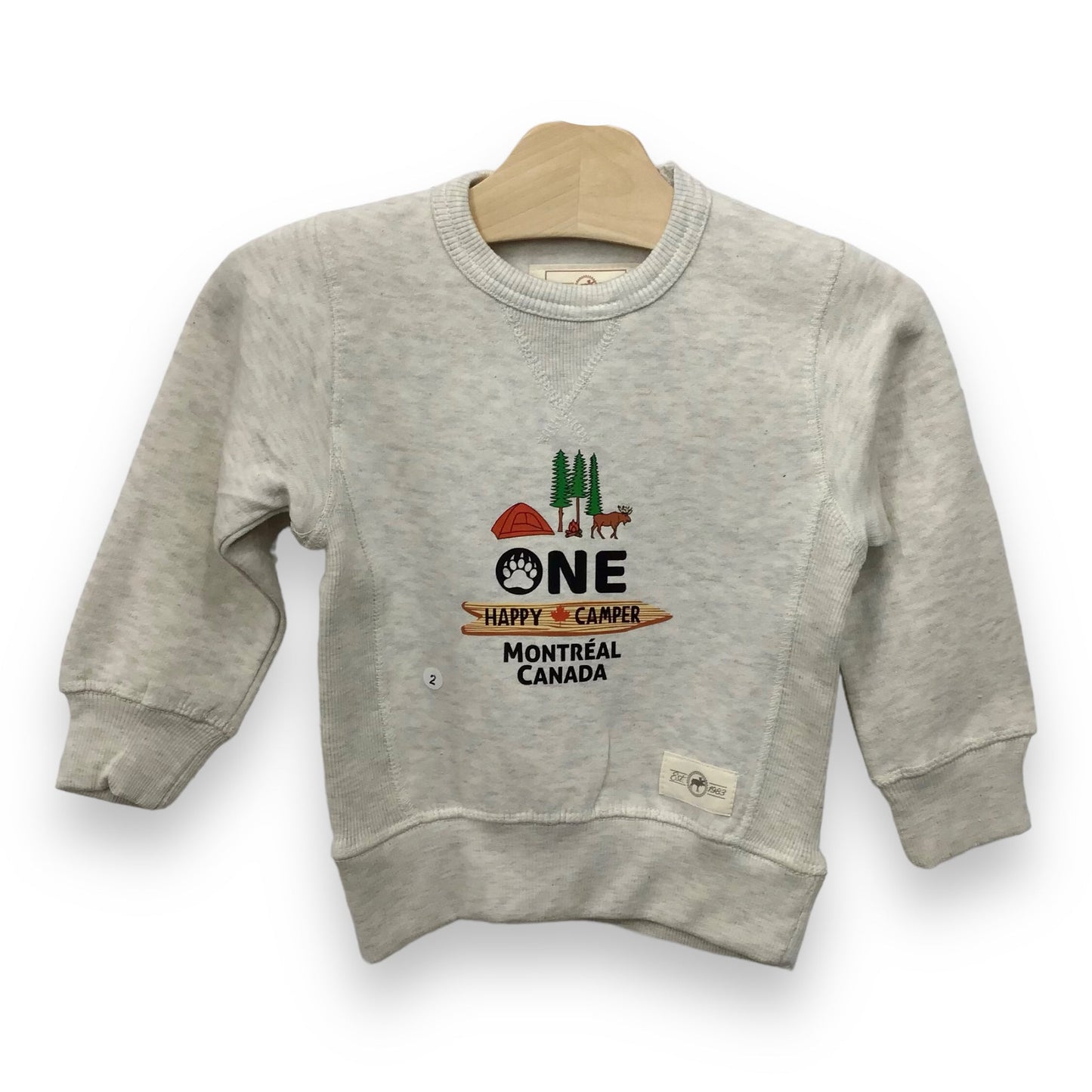 Sweat-shirt Montréal Happy Camper pour enfants