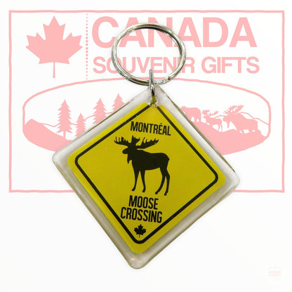 Keychain Montreal Moose Crossing