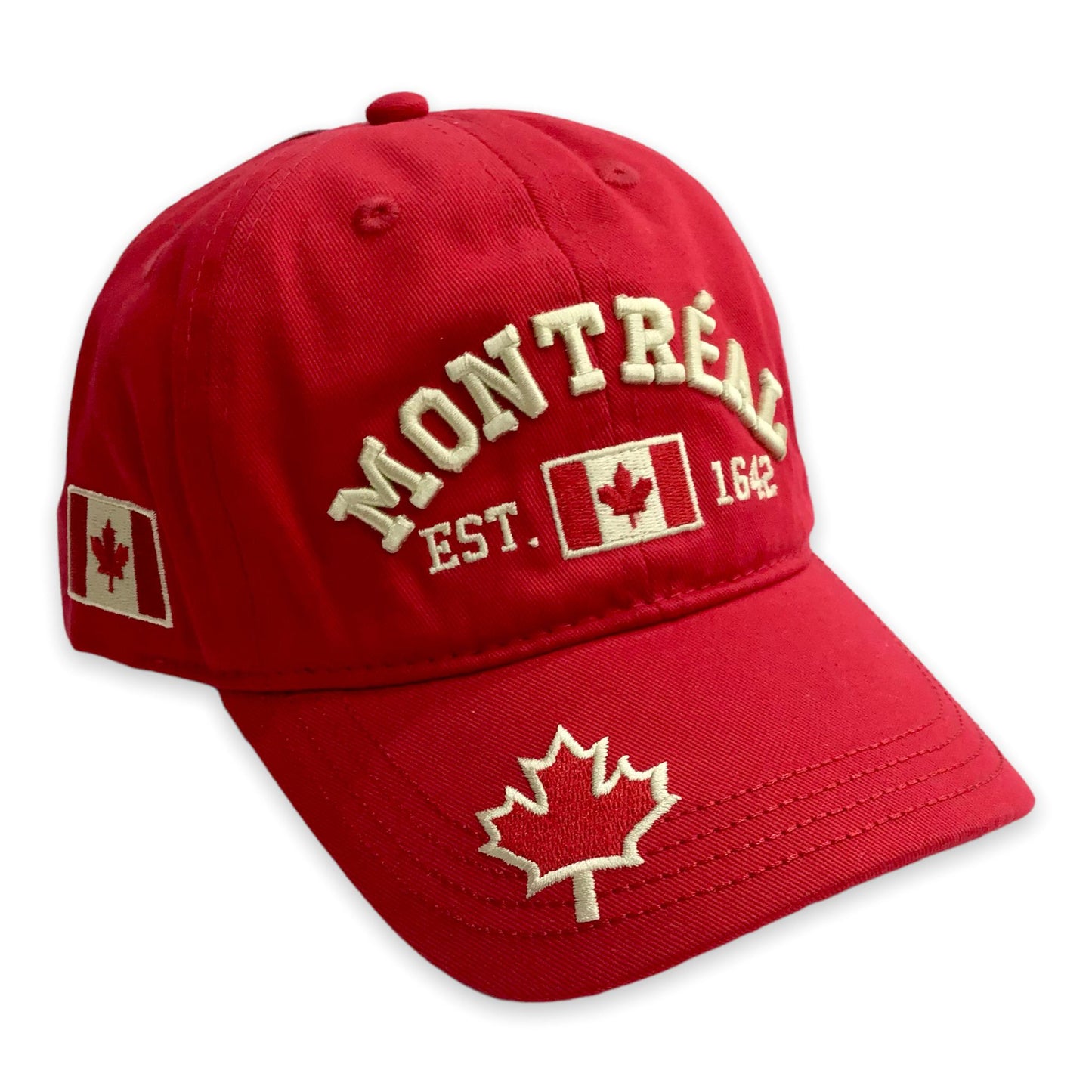 Youth Embroidered Montréal Est. 1642 Free Adjustable Hat