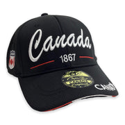 Embroidered Canada 1867 Free Adjustable Hat