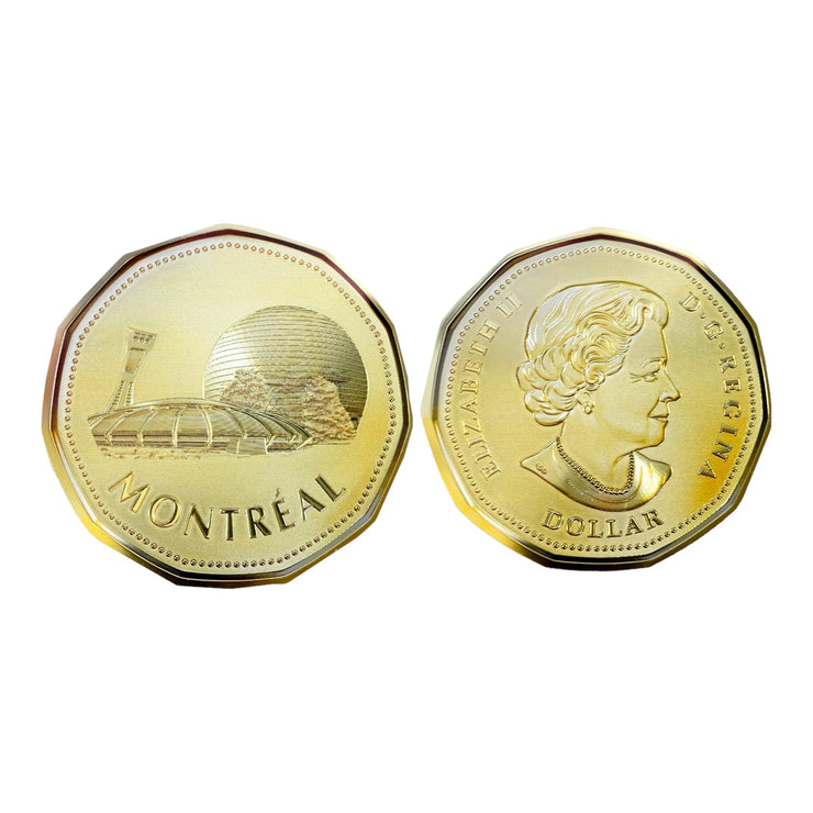 MONREAL DOLLAR COIN MAGNET 3.75 INCHES