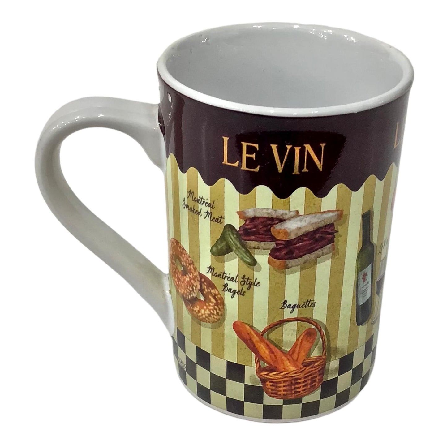 Montreal Famous Food Print Theme Coffee Mug