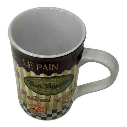 Montreal Famous Food Print Theme Coffee Mug