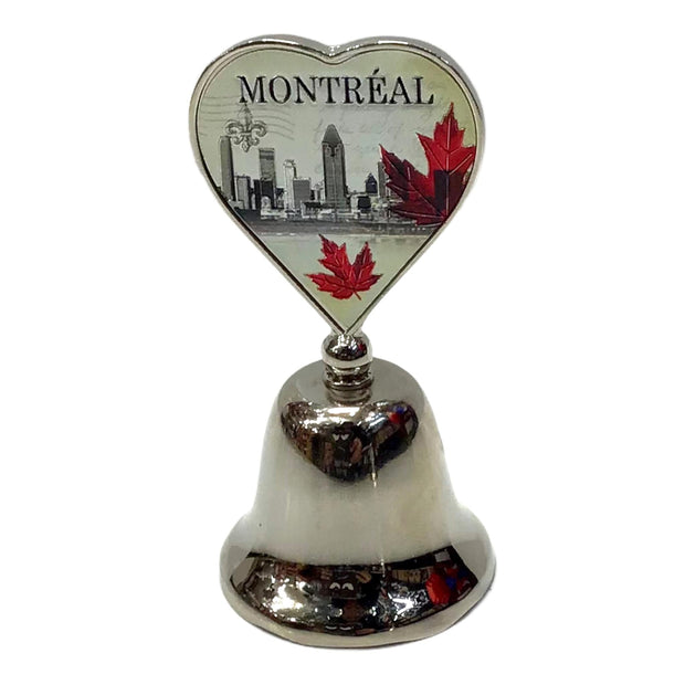 Montreal Scenic Vintage Chrome Metal Souvenir Bell