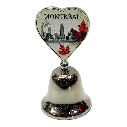 Montreal Scenic Vintage Chrome Metal Souvenir Bell