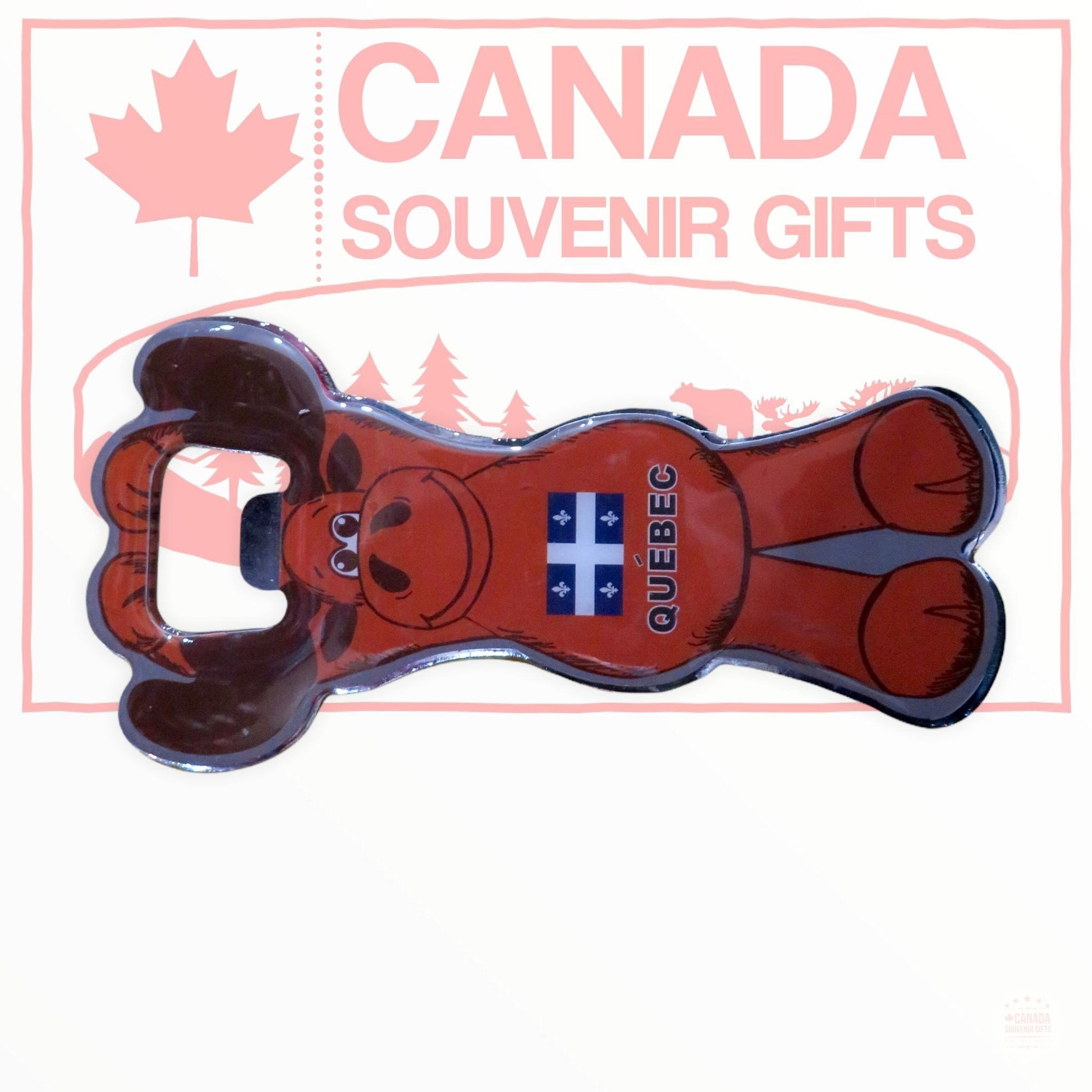 Magnet Montreal Moose Bottle Opener Metal