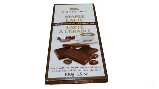 Chocolat latte croquant à l'érable 1 paquet de 100 g de Canada Véritable chocolat au lait croquant à l'érable canadien