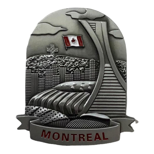 Metal Magnet Montreal Canada Vintage Aimants Souvenir