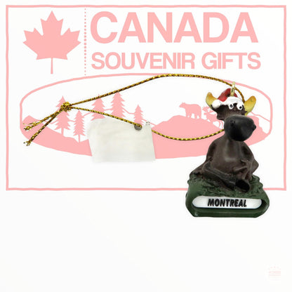 Montreal Moose Christmas Holiday Ornament Souvenir