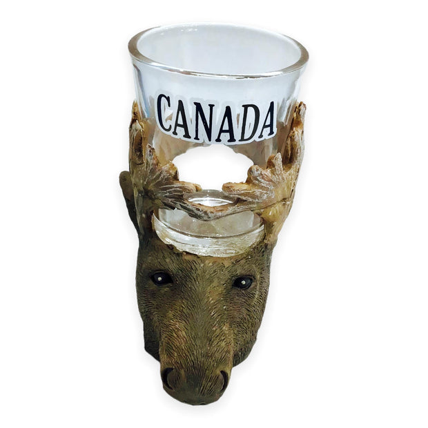 Moose Head Shot Glass - Canada Shot Glass Souvenir