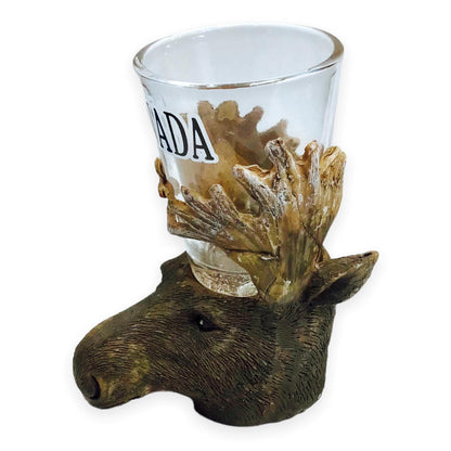 Moose Head Shot Glass - Canada Shot Glass Souvenir