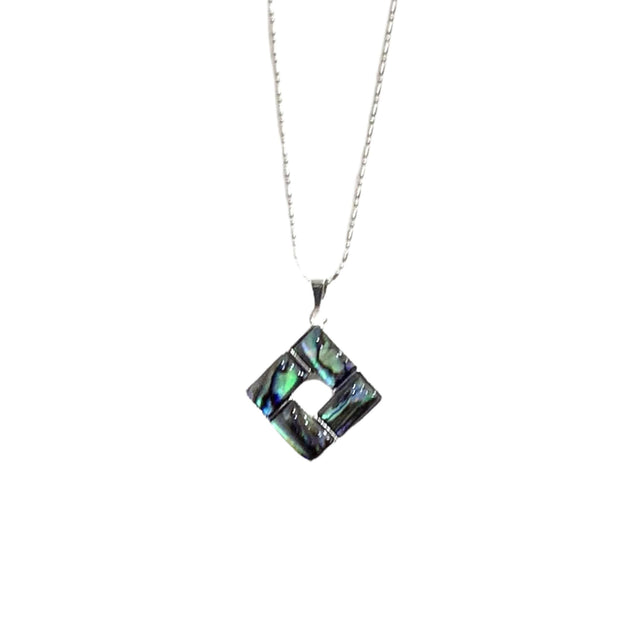 Necklace Abalone Rectangle - Canadian Souvenir Gift