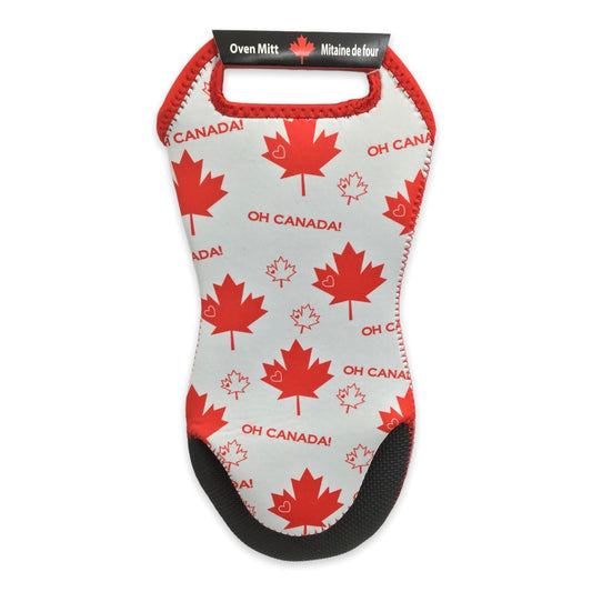 Protect Your Hands with Our Canadian Maple Leaf Oven Mitt