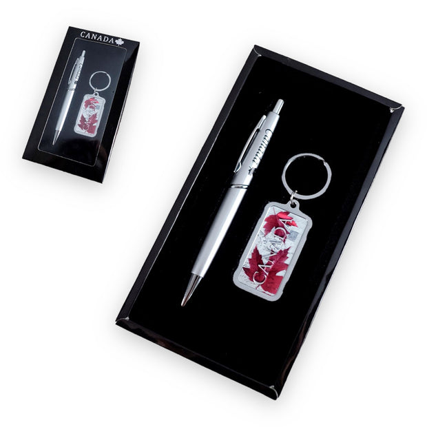 Pen & Keychain Gift Set Canada