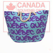 Quebec Graffiti Beach Bag