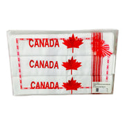 S/3 Kitchen Towels Canada Maple Leaf Embroidery Souvenir Gift Pack
