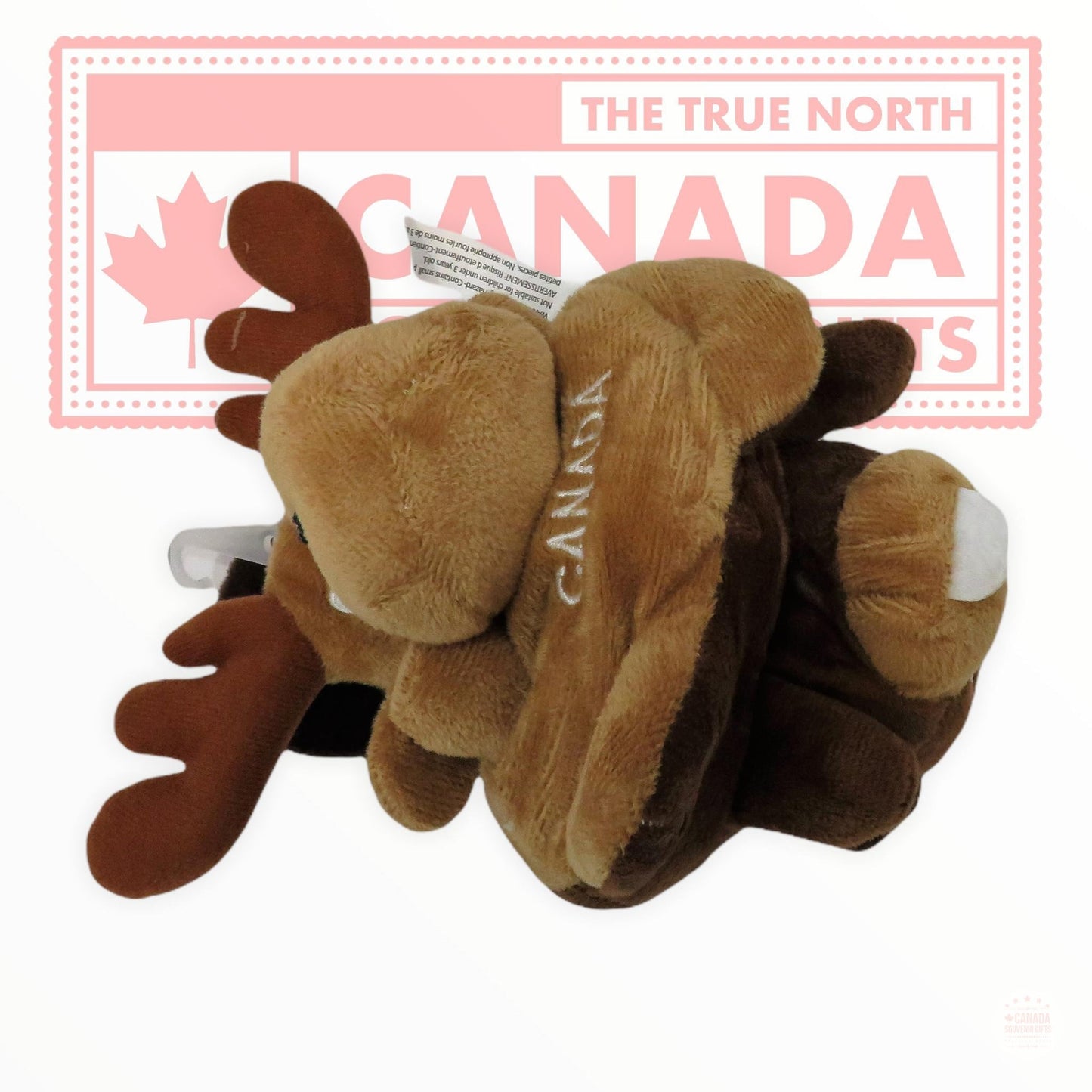 Stuffed Animal Moose and Beaver - 2 in 1 Canadian Plush Toy