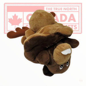 Stuffed Animal Moose and Beaver - 2 in 1 Canadian Plush Toy