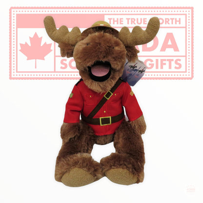 The Stuffed Animal House RCMP Canada Mounted Police Moose Plush Stuffed Toy