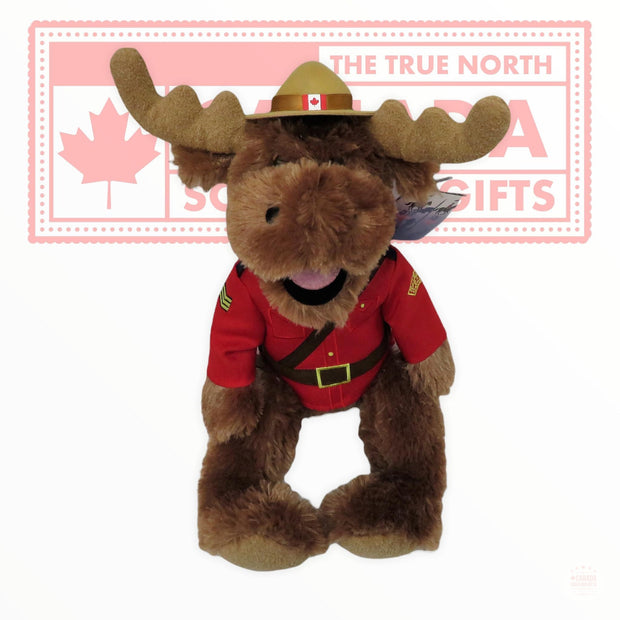The Stuffed Animal House RCMP Canada Mounted Police Moose Plush Stuffed Toy