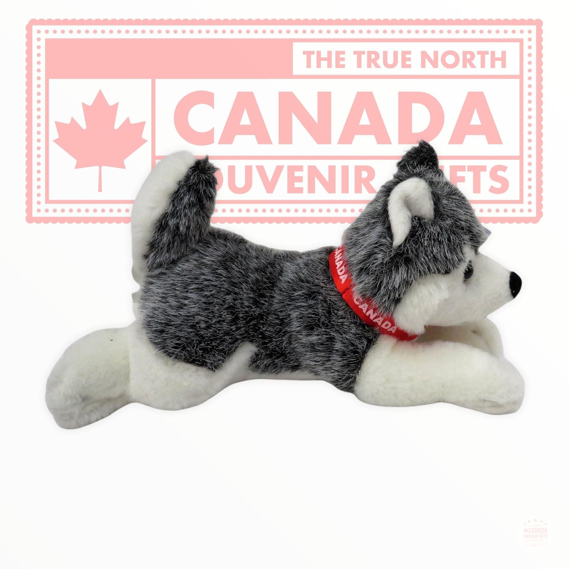 The Stuffed Animal Northern Wildlife Gifts Plush Husky Dog Soft Canada Souvenir 7" Stuffed Toy