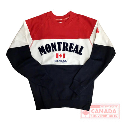 Unisex Montreal Three-Tone Hoodie