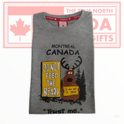 Vintage Montreal Canada t-shirt Do not feed the bears! I am not a bear “TRUST ME” 