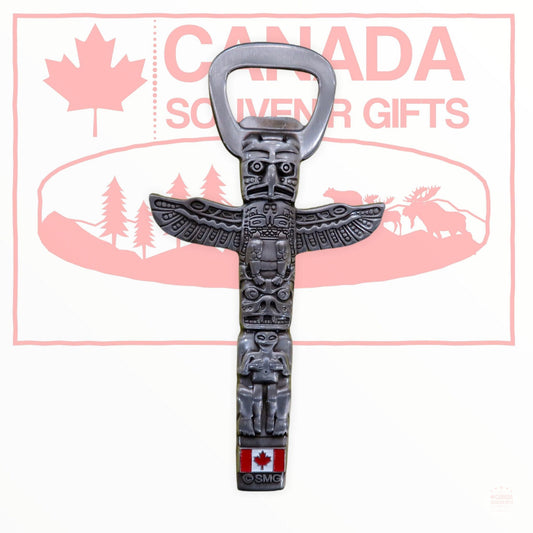 Canadian Souvenir Totem Pole Bottle Opener