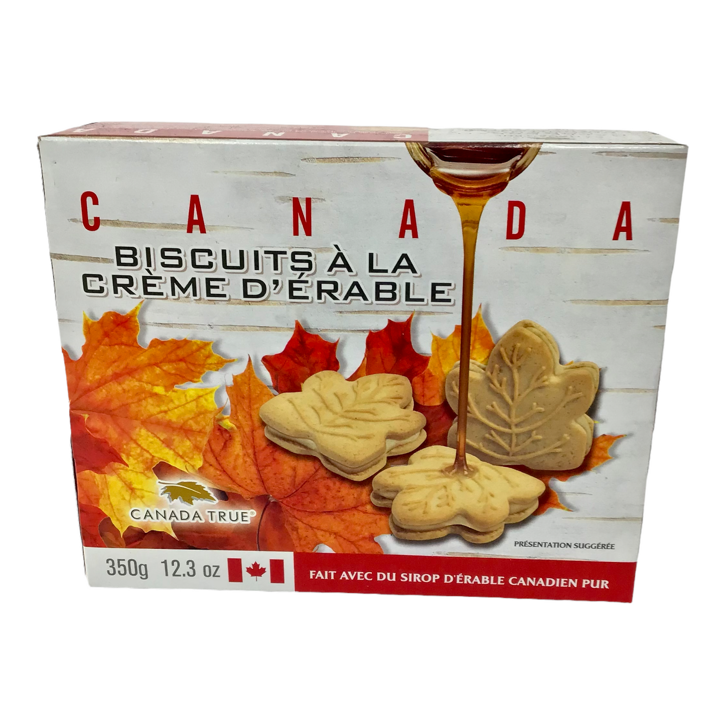 Canada True Maple Syrup Cream Cookie 350g Pack