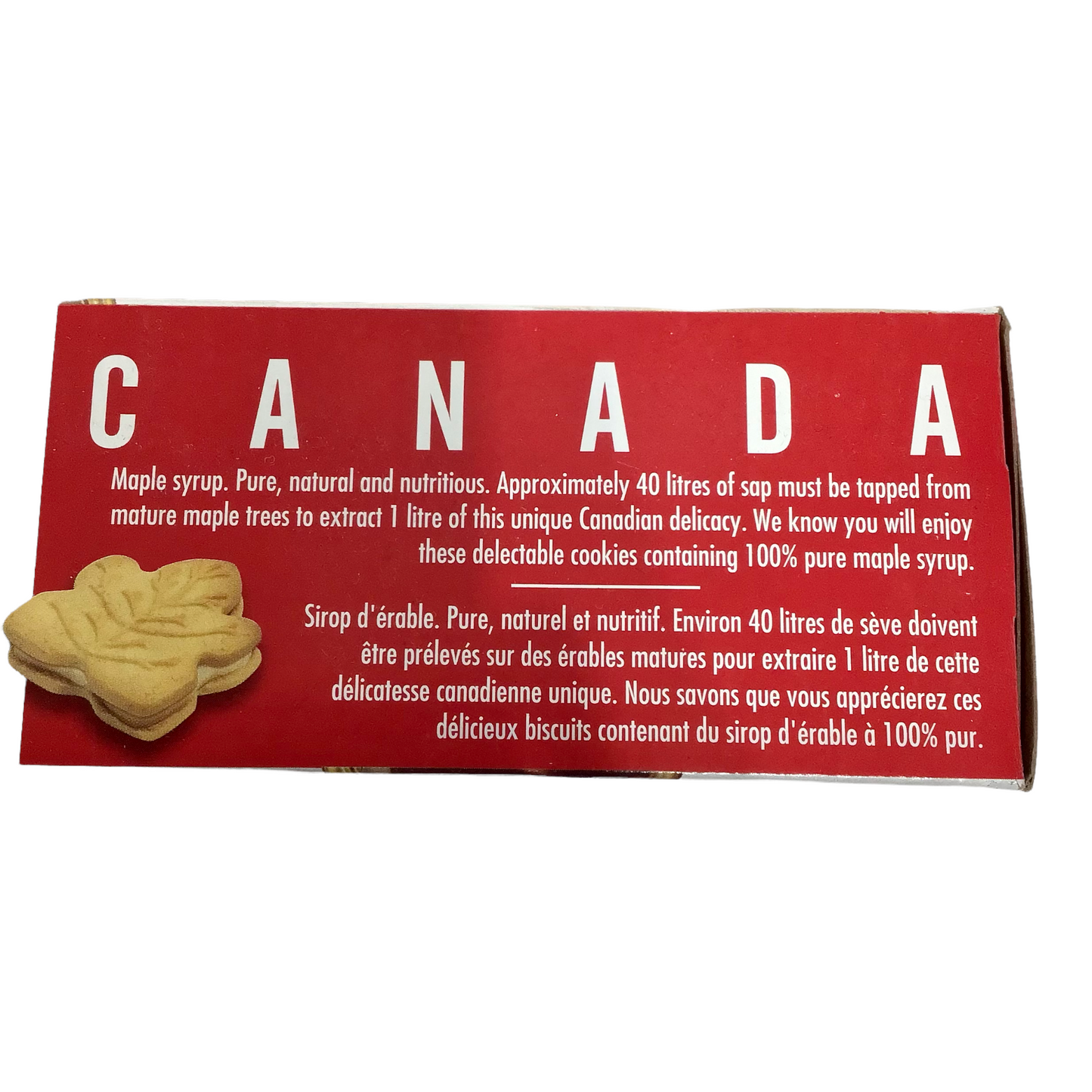 Canada True Maple Syrup Cream Cookie 350g Pack