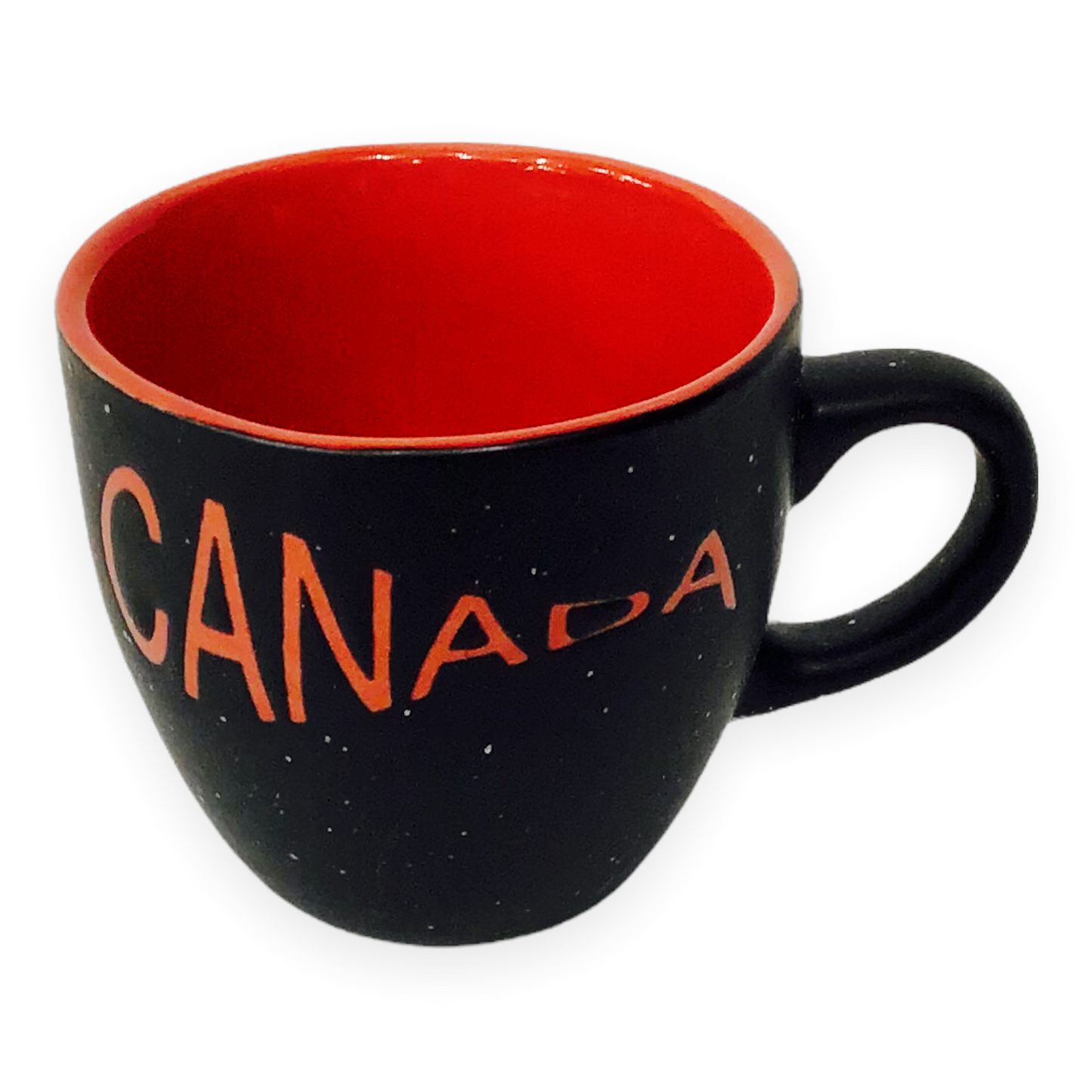 Espresso cup red and black Canada mug