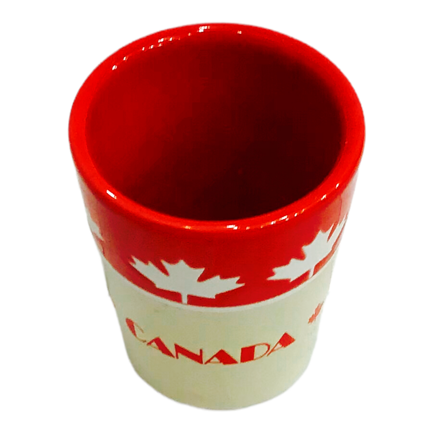 Canada Red & Cream🍁 Whiskey Liquors Shooter Glass