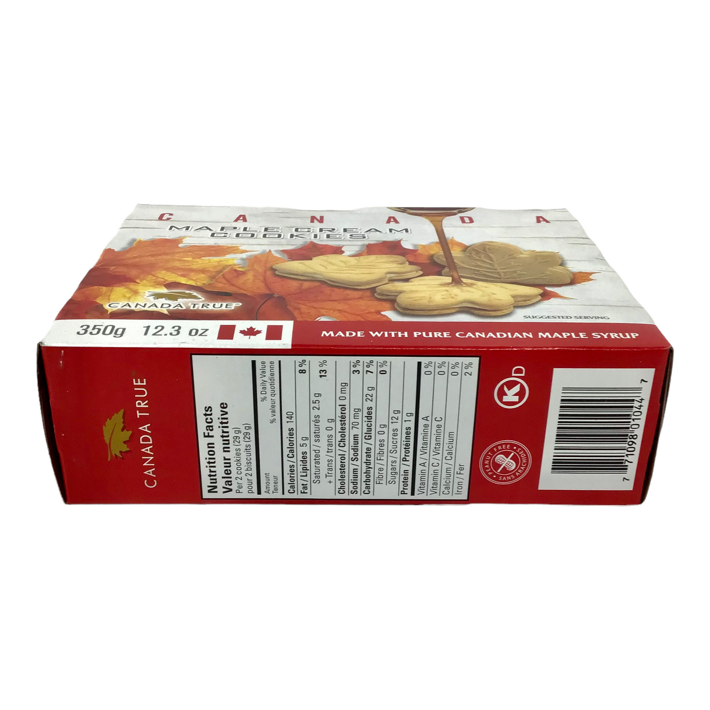 Canada True Maple Syrup Cream Cookie 350g Pack